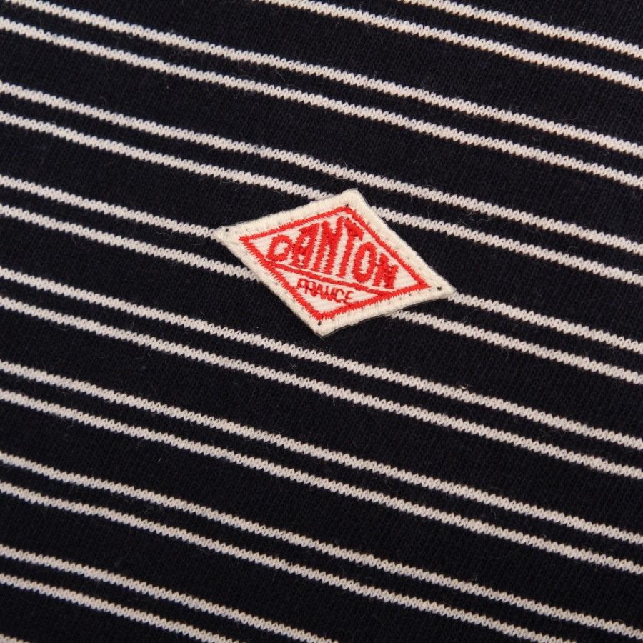 【20%OFF】【NAVYのみ ラスト１点】DANTONボーダーフレンチスリーブTシャツ