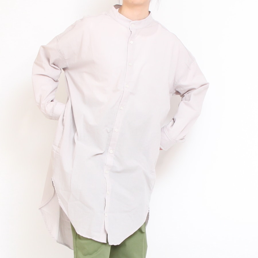 【30％OFF】【WHITEのみ残り僅か】NARUふんわりローンスミスロングシャツ