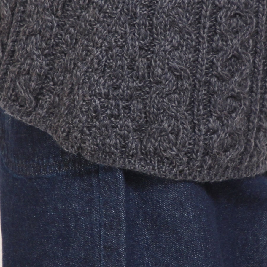 【40％OFF】【CHARCOAL GRAYのみ ラスト1点】Aran Woollen Millsショールカーディガン24