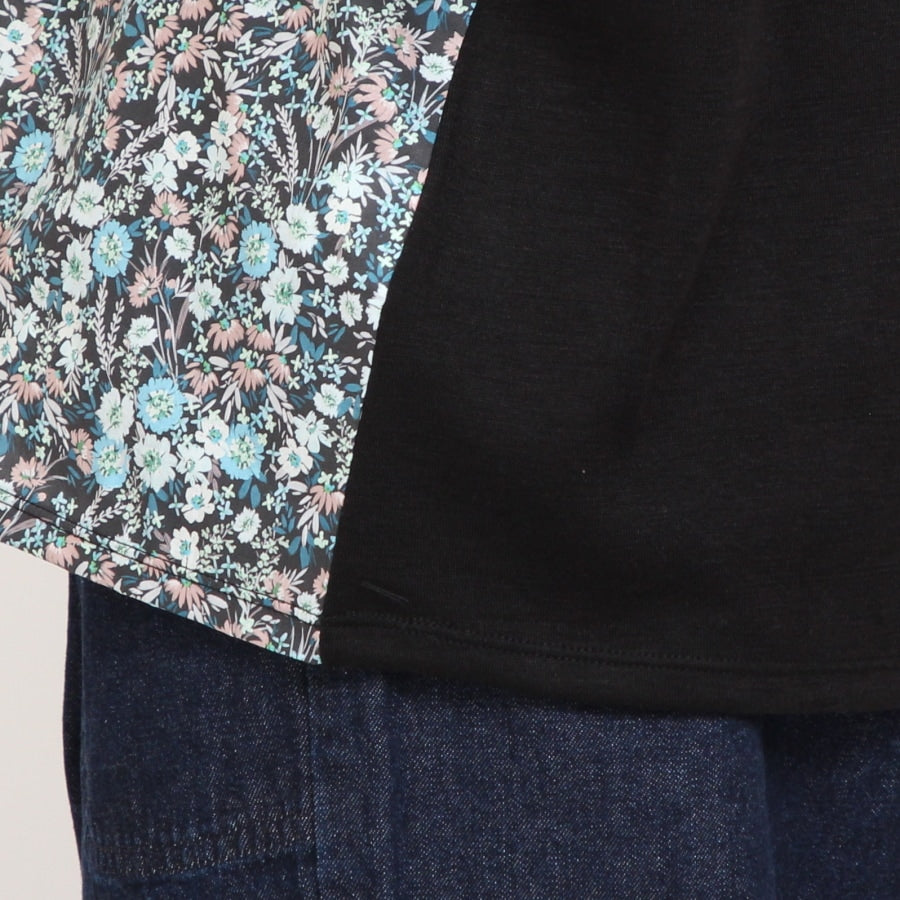 【20％OFF】【BEIGE・GRAYのみ ラスト1点ずつ】LIBERTY MIXボートネックプルオーバー67042