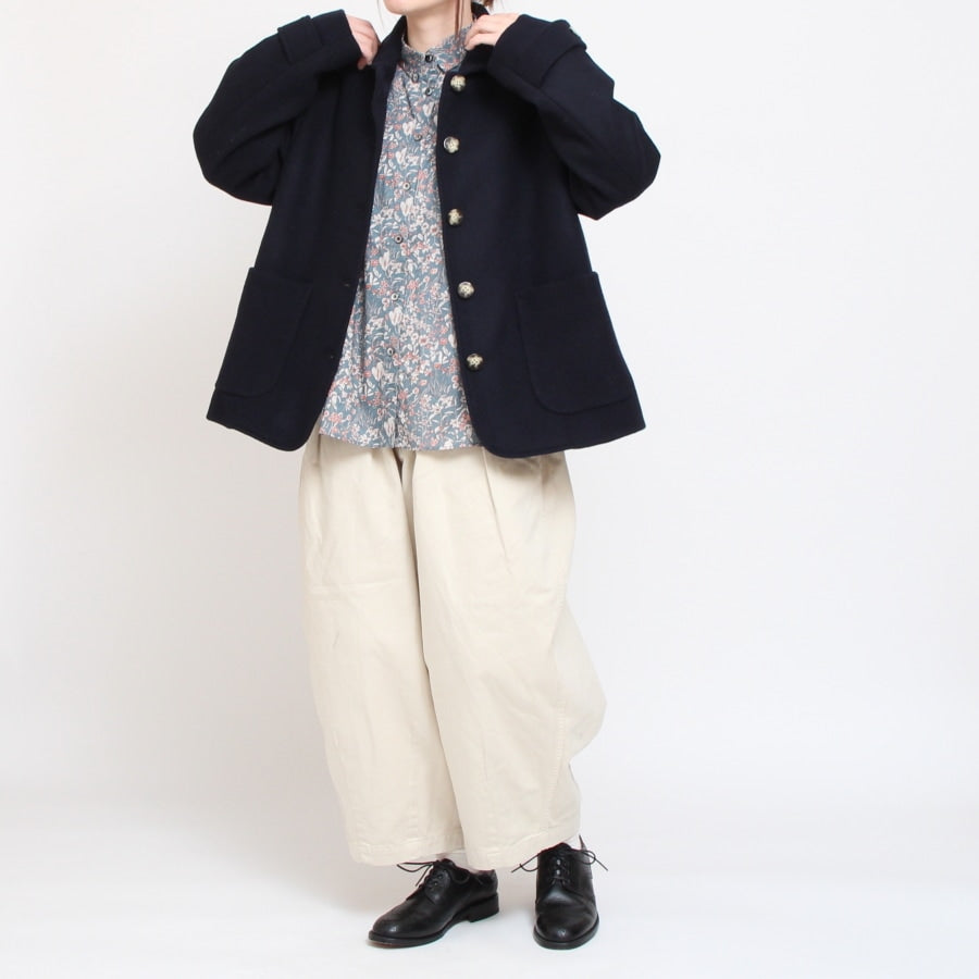 【SAXのみ ラスト1点】LIBERTY Aライン切替シャツ