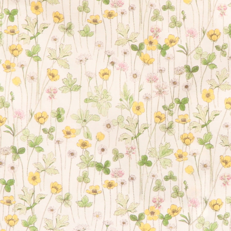【再値下げ】【YELLOWのみラスト1点】LIBERTYスタンドフリルAラインシャツ