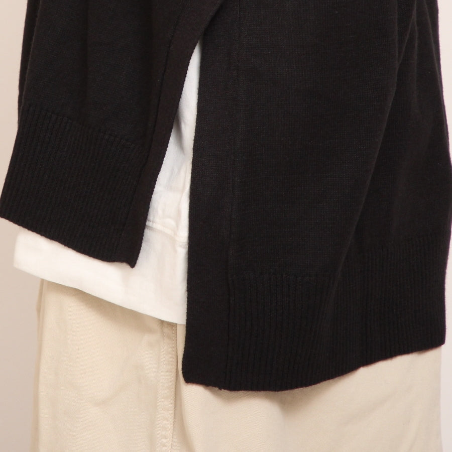 【50%OFF】【IVORY・MINTのみ 残り僅か】mao made UVカットリネン サイド釦ベスト
