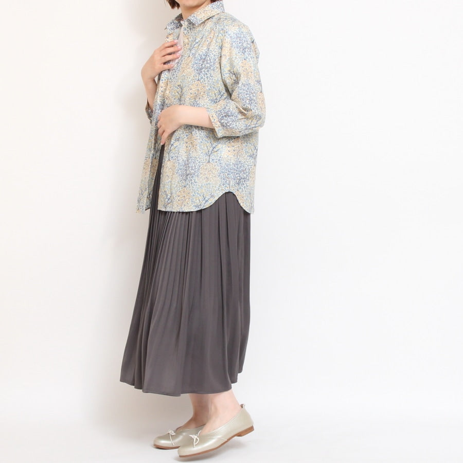 【20%OFF】【残り僅か】HOKKOH 7分袖レギュラーシャツ(2506)