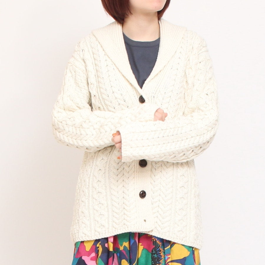 【再値下げ】Aran Woollen Millsショールカーディガン24