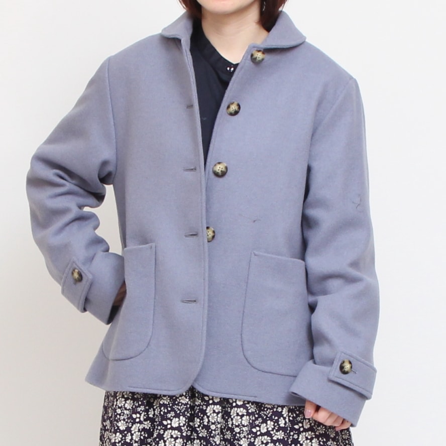 【20％OFF】【BLACKのみ ラスト1点】裏リバティショールカラージャケット(2410)