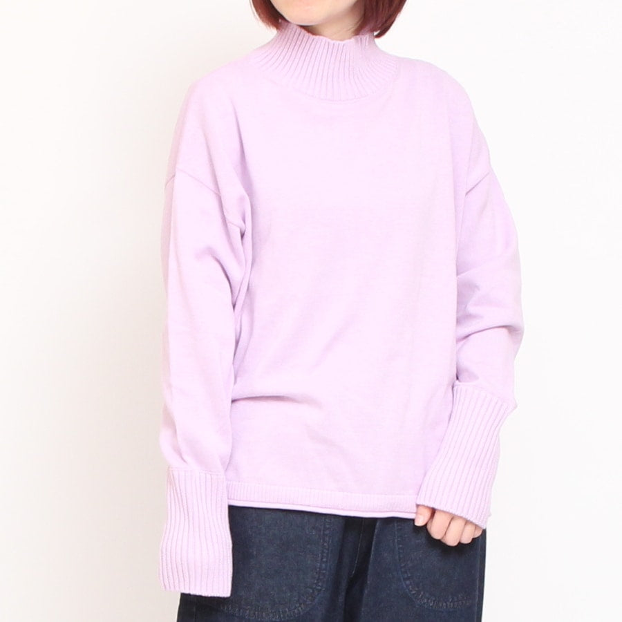 【MINTのみ】mao madeソフトコットンハイネックプルオーバー(2411)