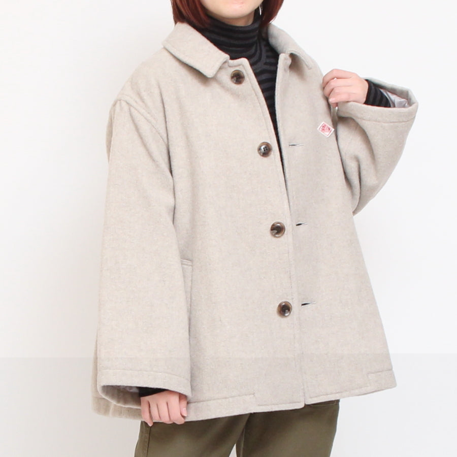 【再値下げ・40％OFF】【NAVYのみ ラスト1点】DANTONウールパイルステンカラージャケット24