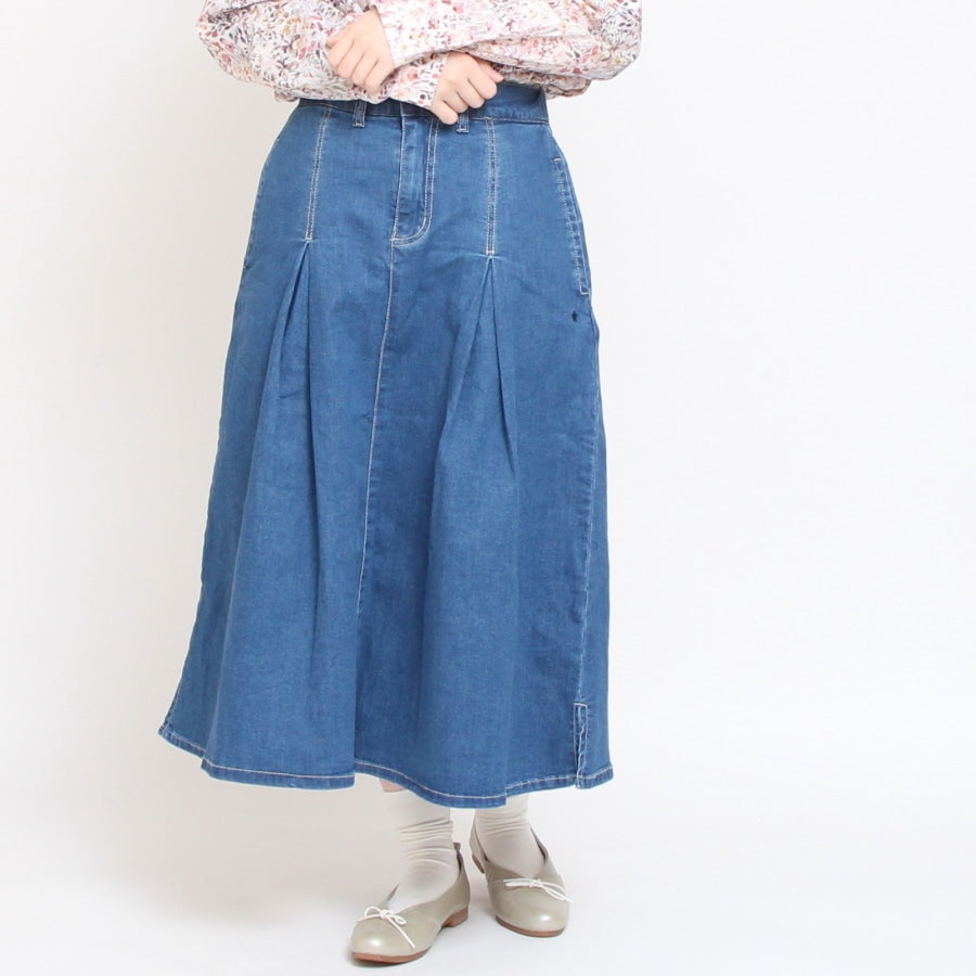 INDIMARKタックスカート77cm