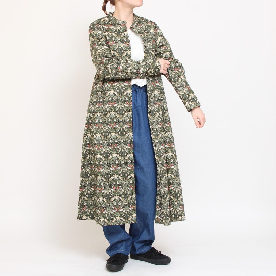 【20％OFF】【BLUEのみ 残り僅か】リバティバンドカラーフレアワンピース(2501)