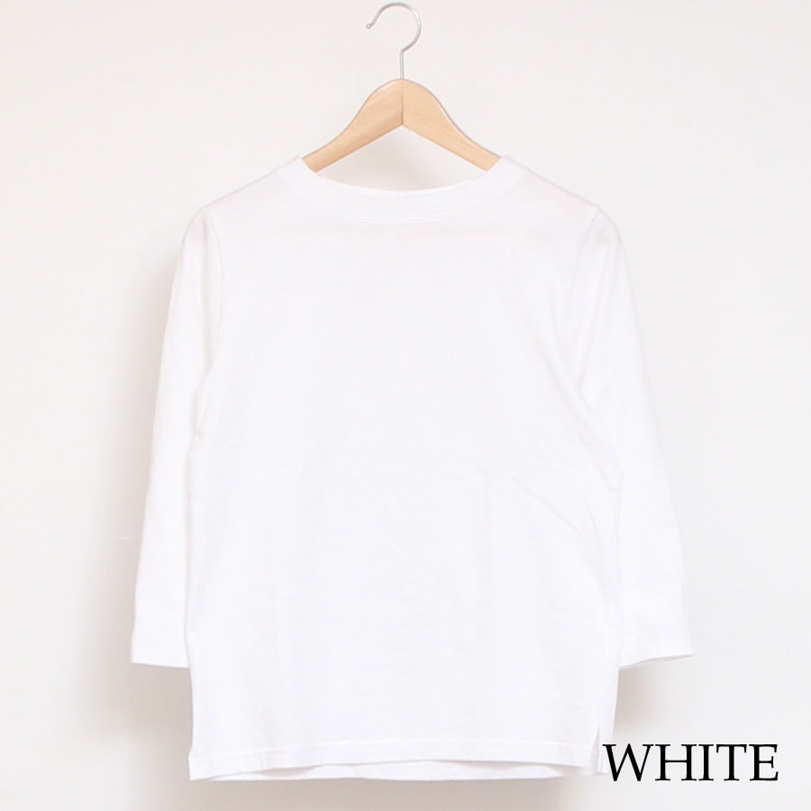 【BLACKのみ】Lim home7分袖ハイネックTシャツ