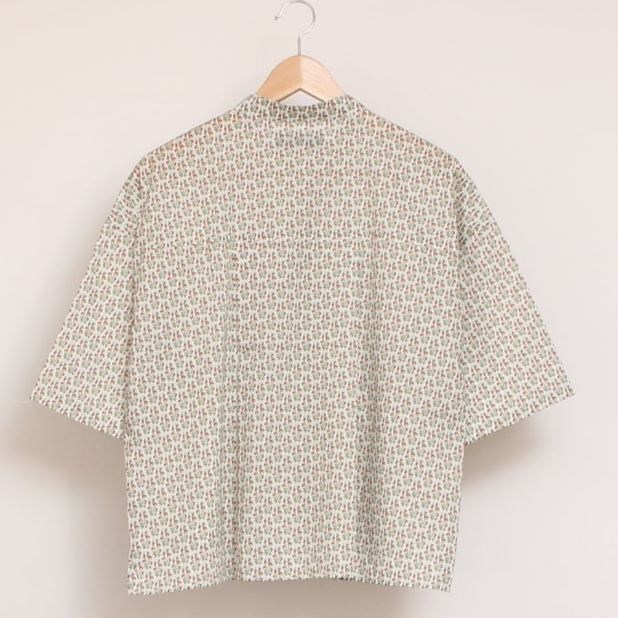 【30%OFF】【RED 残り僅か】リバティ前後差サイドスリットシャツ(2507)