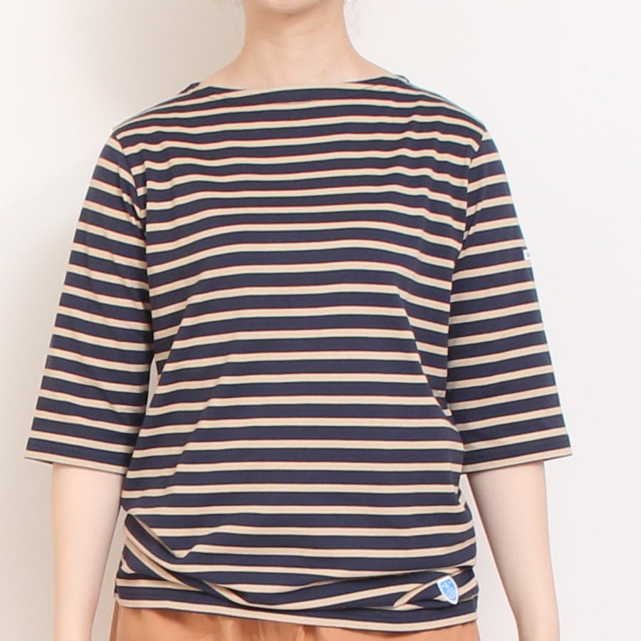 ORCIVAL5分袖ボートネックTシャツ25
