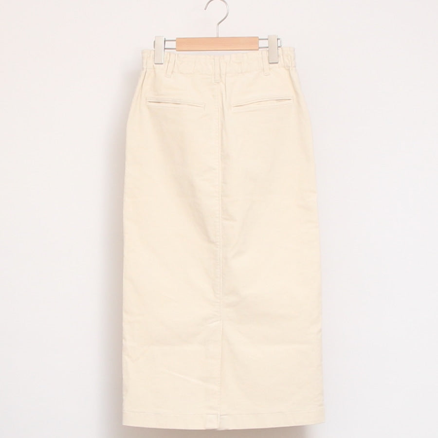 【30%OFF】【IVORY・WINEのみ ラスト1点ずつ】D.M.Gコーデュロイタイトスカート