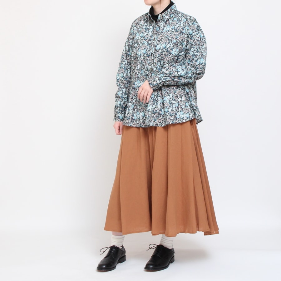 【SAXのみ ラスト1点】LIBERTY Aライン切替シャツ