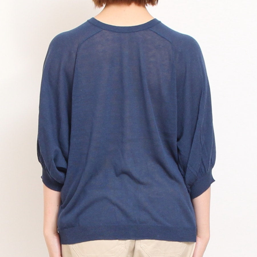【40%OFF】【SAXラスト1点】mao made 前後2WAYドルマンカーディガン(2506)
