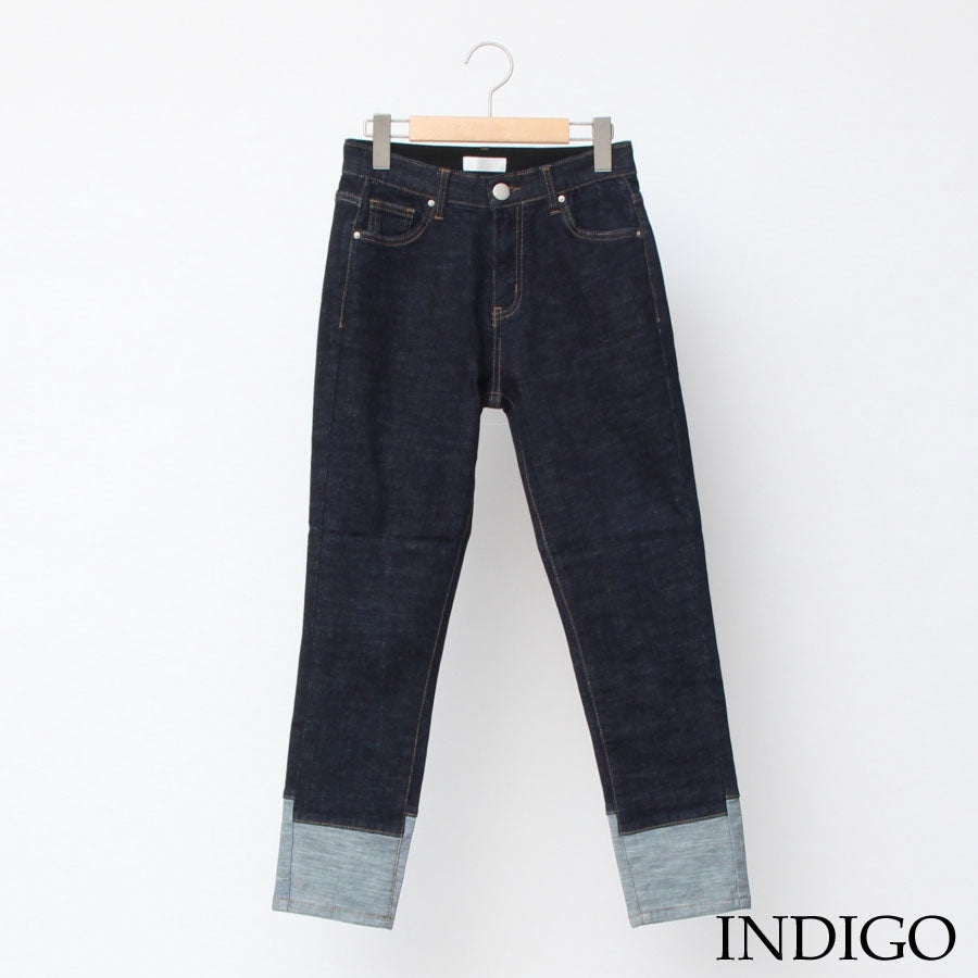 INDIMARK ボーイフレンドジーンズ(INDIGO)