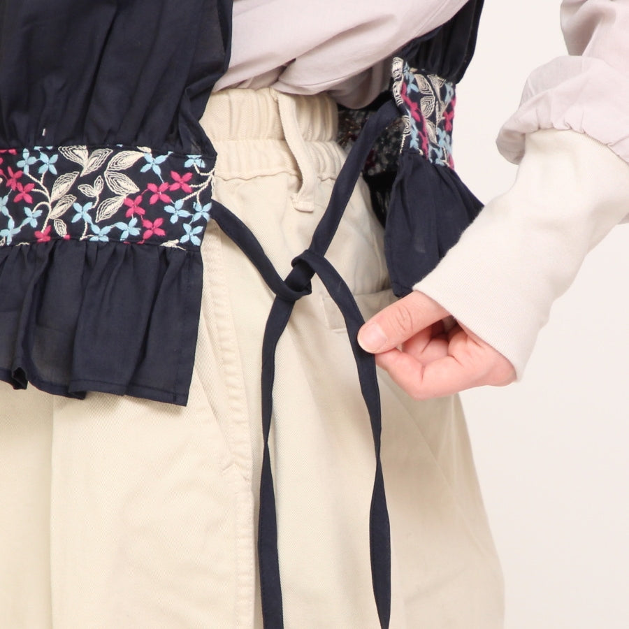 【30％OFF】NARUフラワー刺繍2WAYベスト