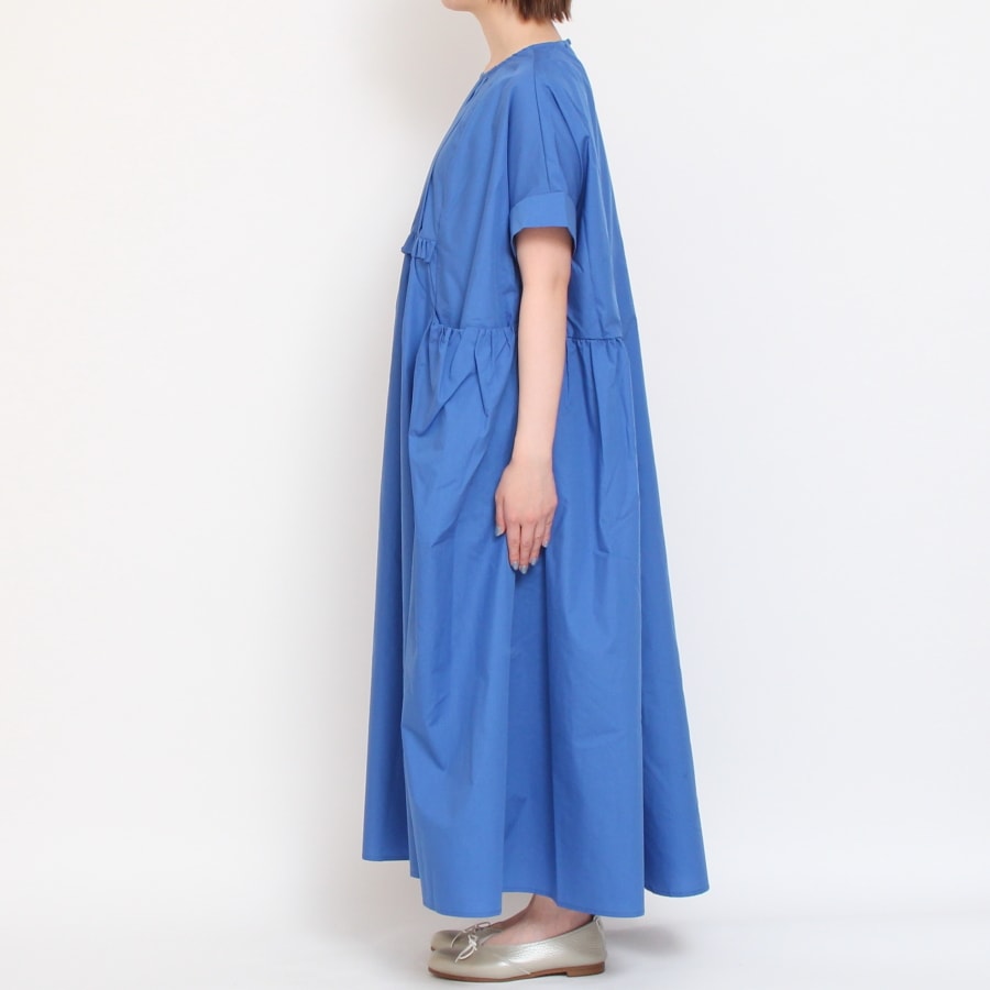 【再値下げ】【BLUEのみラスト１点】Kelen フロントタックデザインワンピース