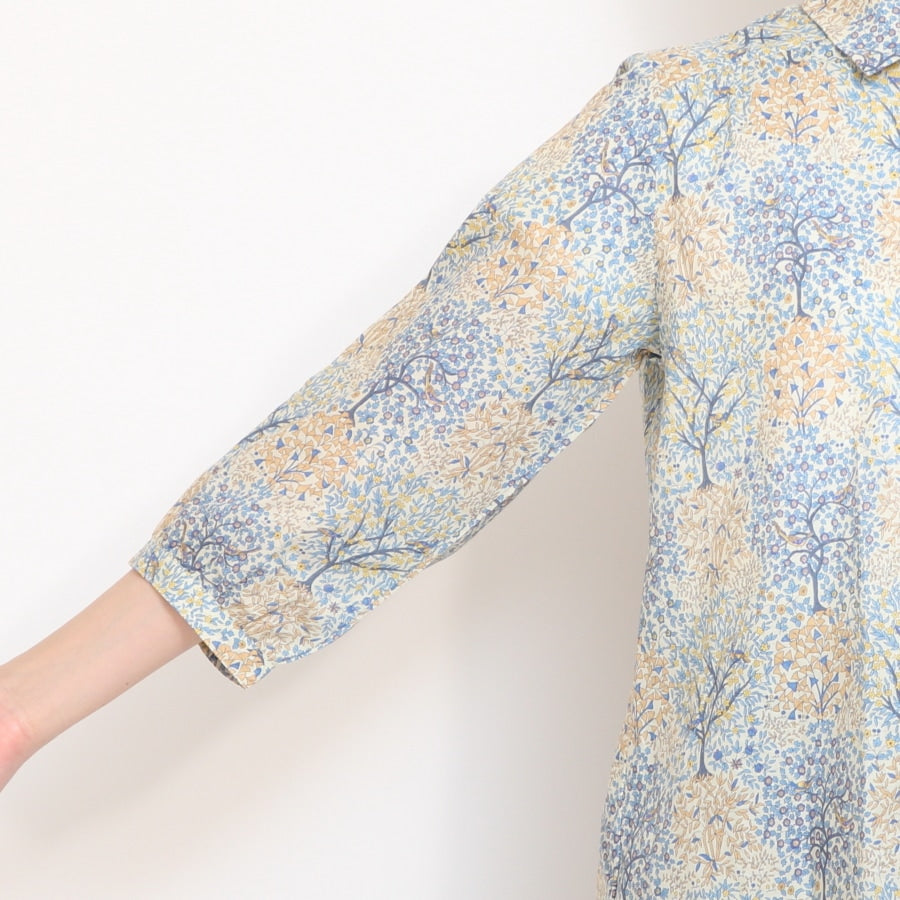【20%OFF】【残り僅か】HOKKOH 7分袖レギュラーシャツ(2506)