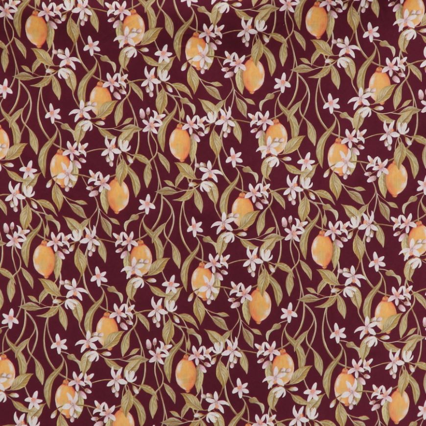 【WINE・BLUEラスト1点ずつ】リバティサイド釦スカート(2405)