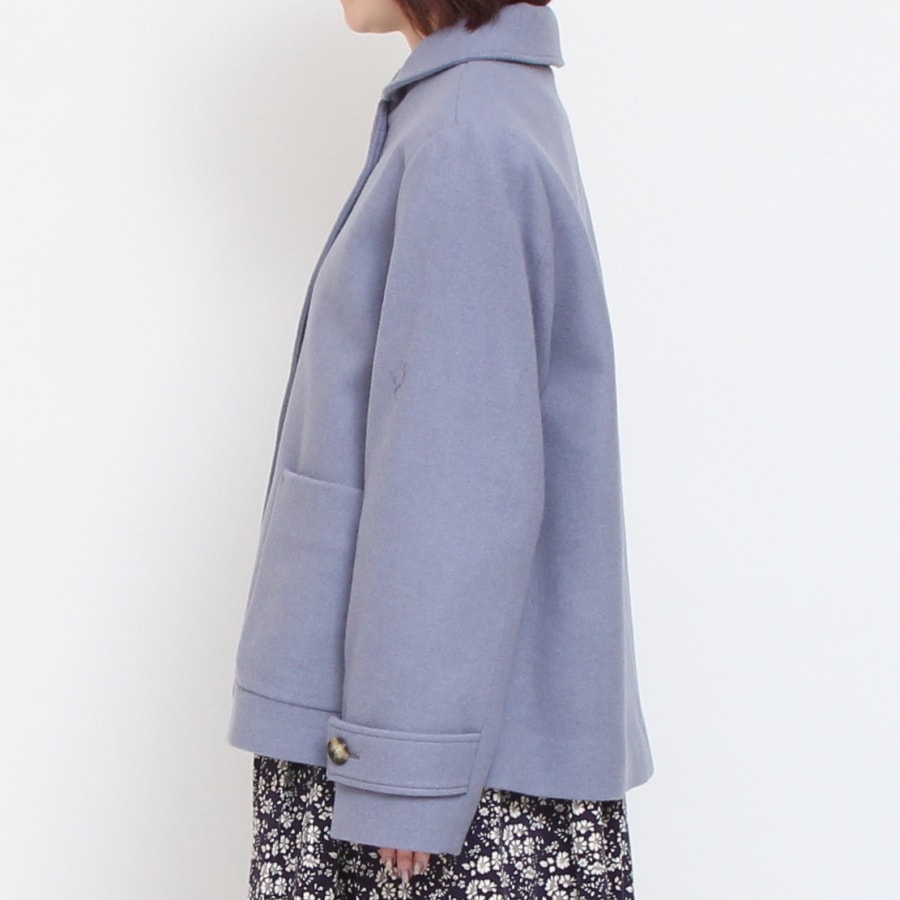 【20％OFF】【BLACKのみ ラスト1点】裏リバティショールカラージャケット(2410)