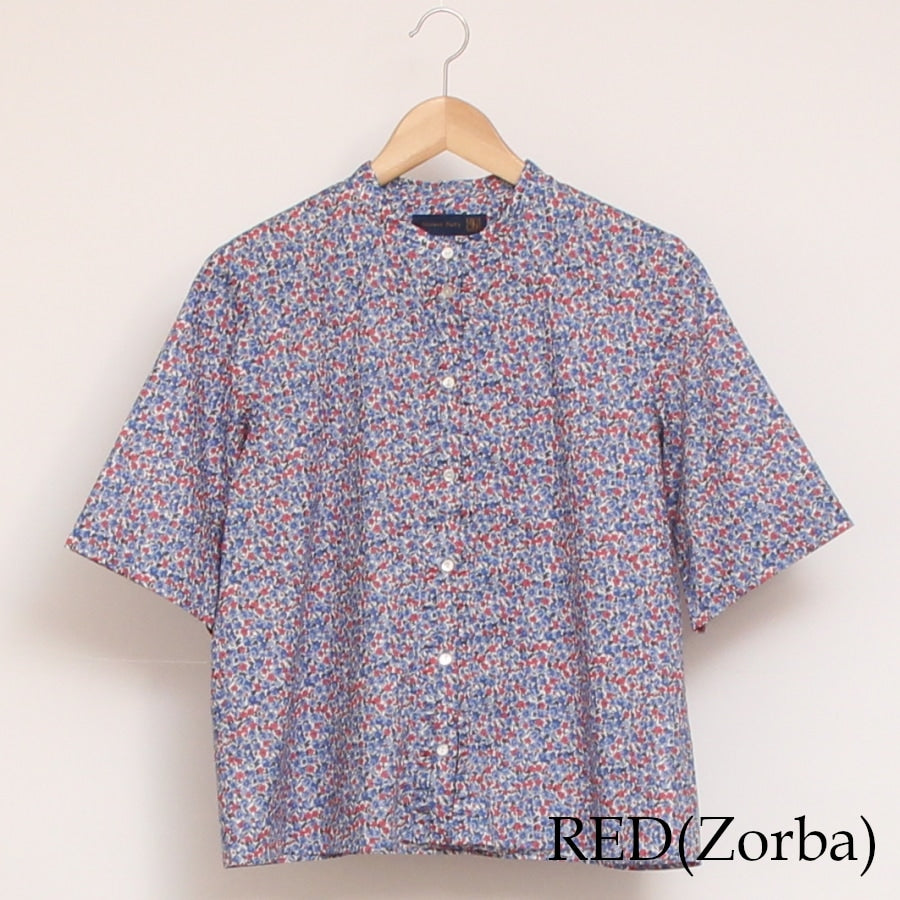 【20%OFF】【YELLOW・REDのみ ラスト1点】HOKKOH LIBERTY フロントフリルシャツ(2506)