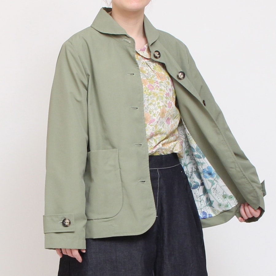 【30％OFF】【NAVYのみ 残り僅か】裏リバティショールカラージャケット(2502)