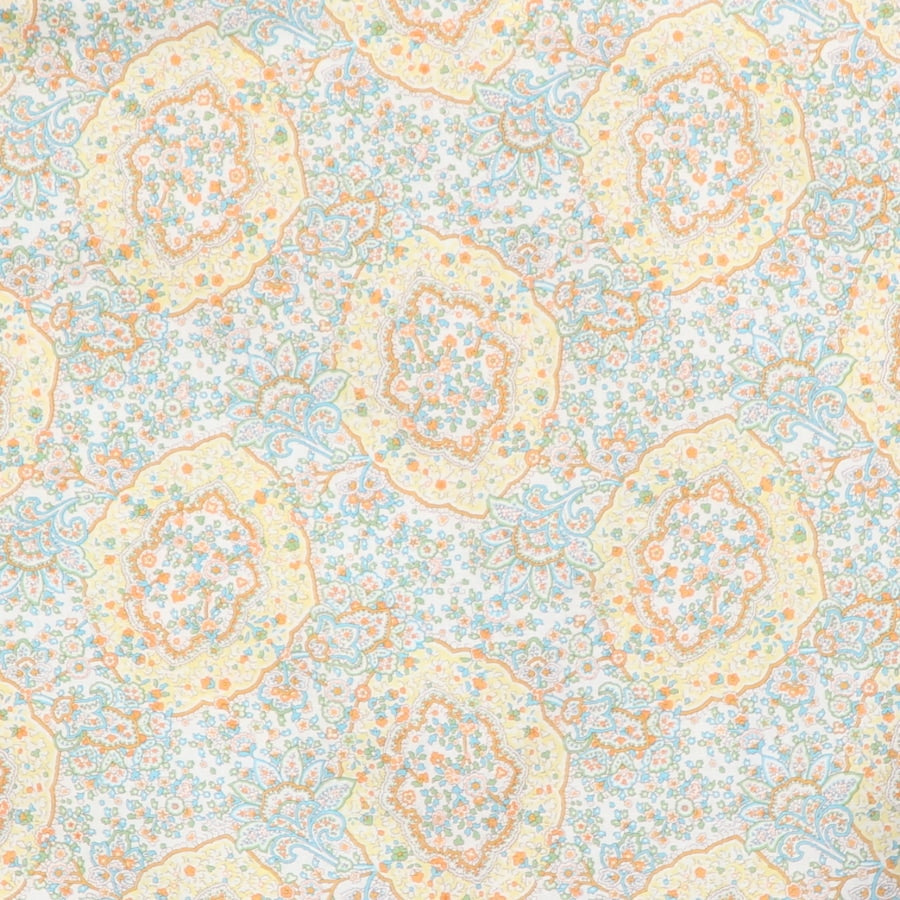 【20％OFF】【YELLOWのみ ラスト1点】HOKKOH LIBERTY ミニカラー袖シャーリングSH2505