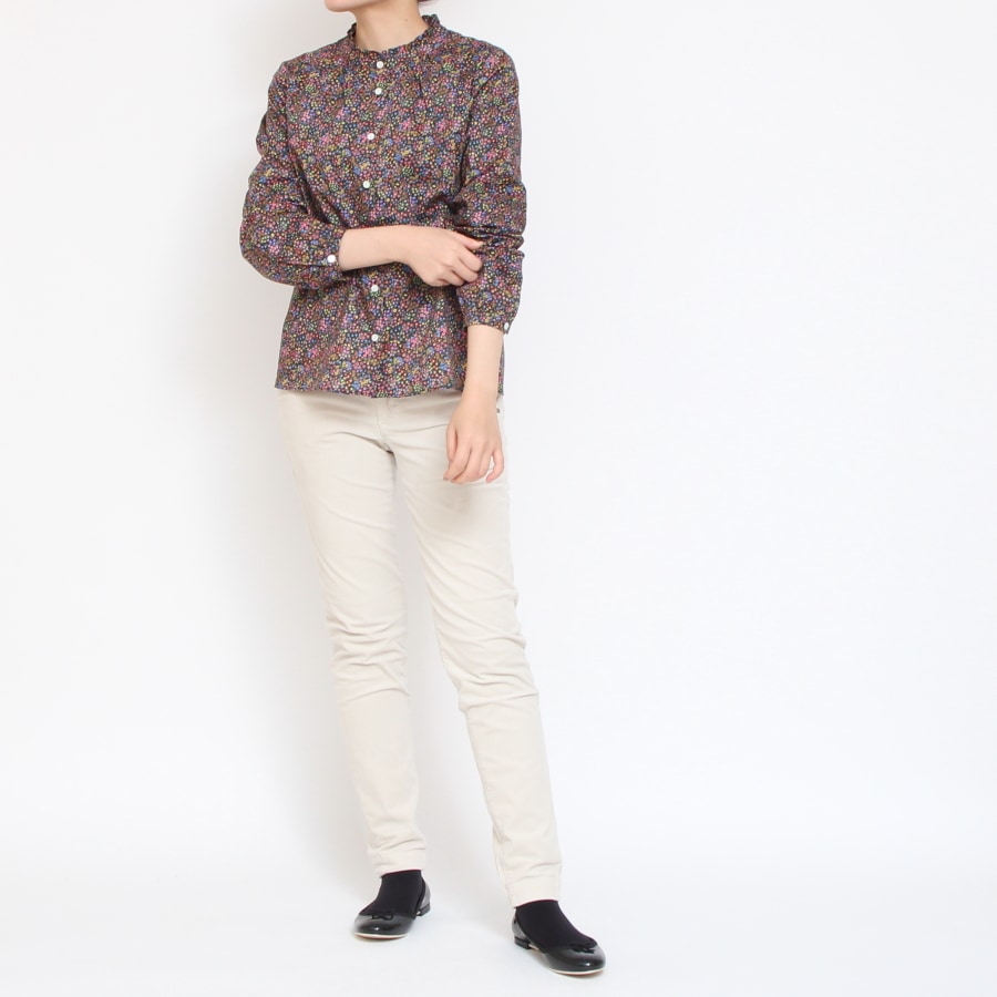 【30%OFF】【NAVY残り僅か】D.M.Gコーデュロイスリムトラウザーパンツ