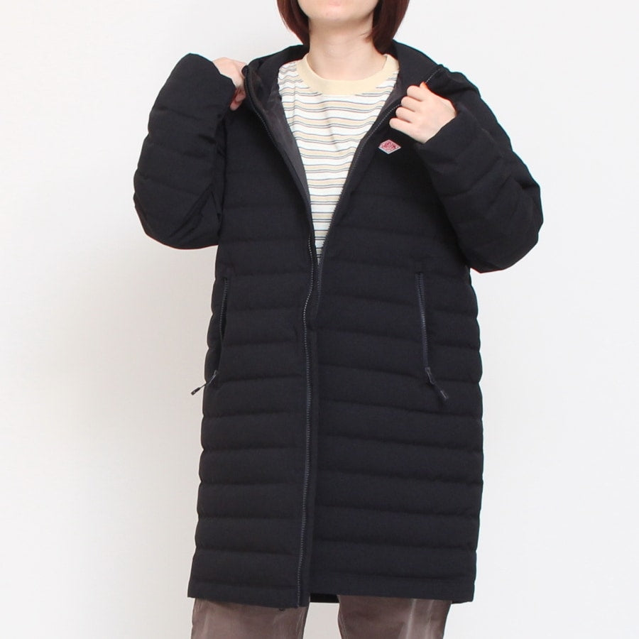 【CHARCOAL GRAYのみ】DANTONウールライクミドルダウンコート24