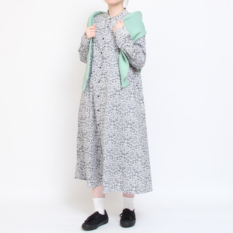 【20％OFF】【BLUEのみ 残り僅か】リバティバンドカラーフレアワンピース(2501)