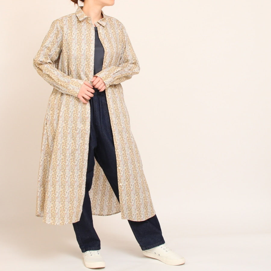 LIBERTY長袖レギュラーカラーワンピース(2503)