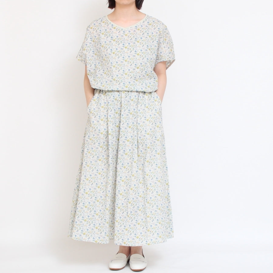 【20％OFF】【ラスト1点ずつ】NARU UNIリバティ フレアスカート