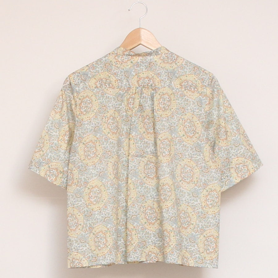 【20%OFF】【YELLOW・REDのみ ラスト1点】HOKKOH LIBERTY フロントフリルシャツ(2506)