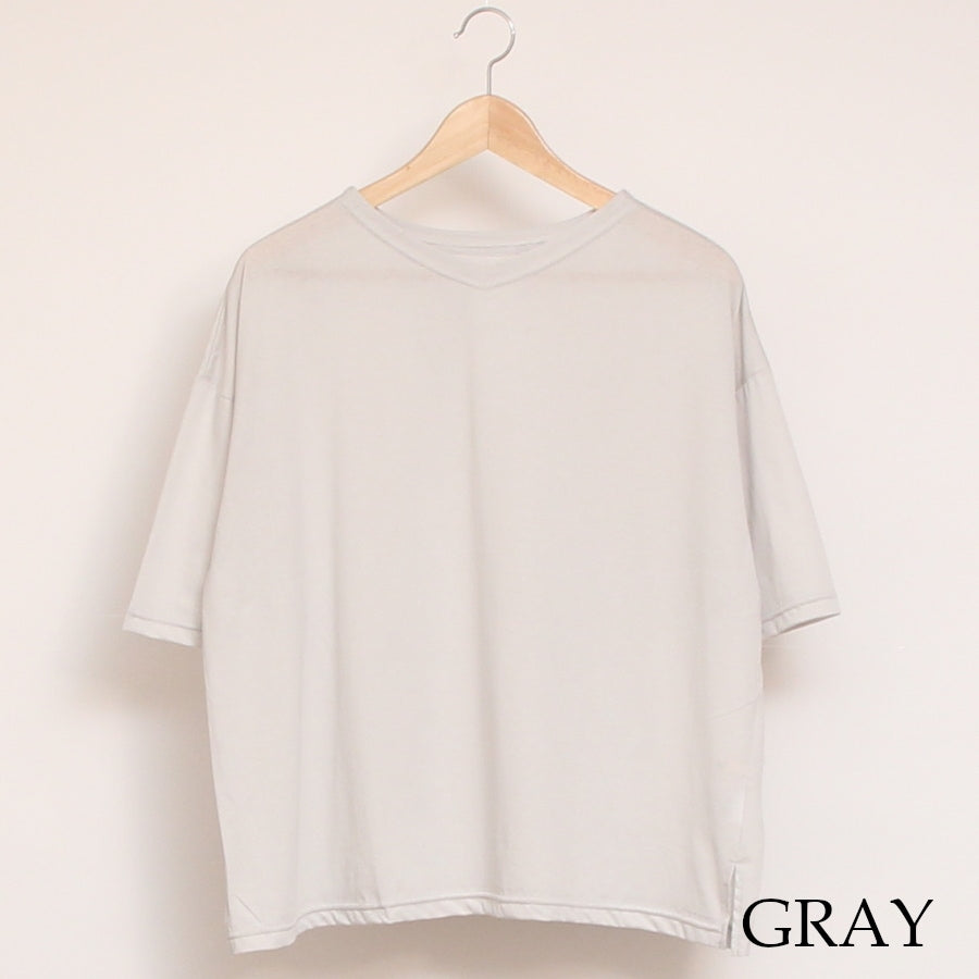 【GRAYのみ残り僅か】NARU サイロプレミアムサイドスリットプルオーバー