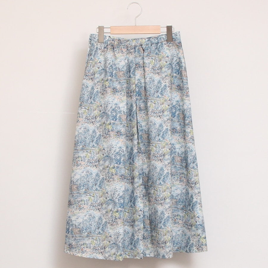 【20％OFF】【GRAYラスト１点】リバティサイド釦スカート80cm(2508)