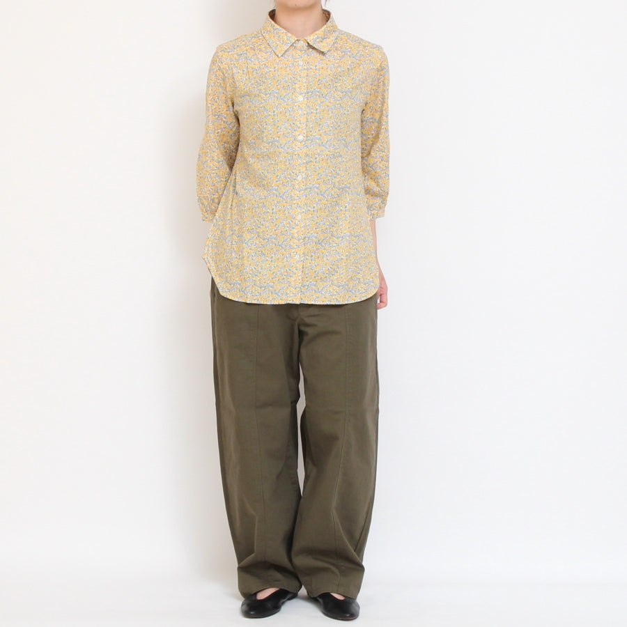 【20%OFF】【残り僅か】HOKKOH 7分袖レギュラーシャツ(2506)