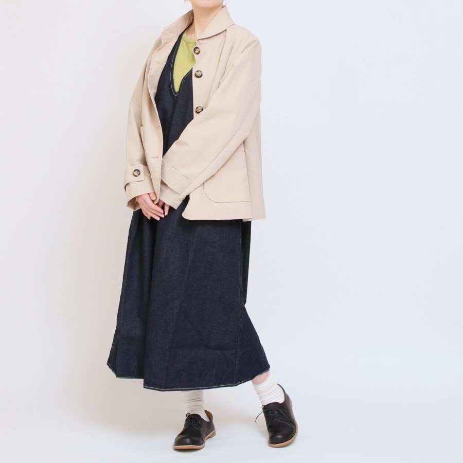 【30％OFF】【NAVYのみ 残り僅か】裏リバティショールカラージャケット(2502)