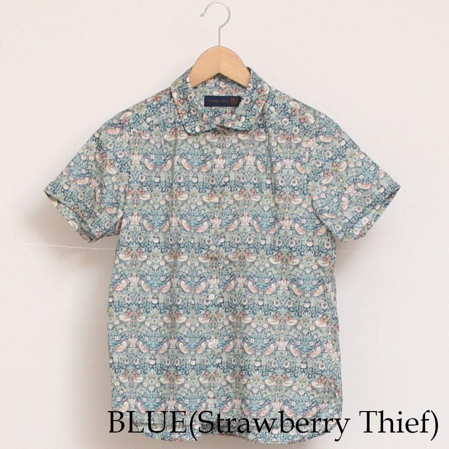 【20%OFF】【GREEN・NAVYラスト1点ずつ】リバティ半袖レギュラーシャツ(2507)