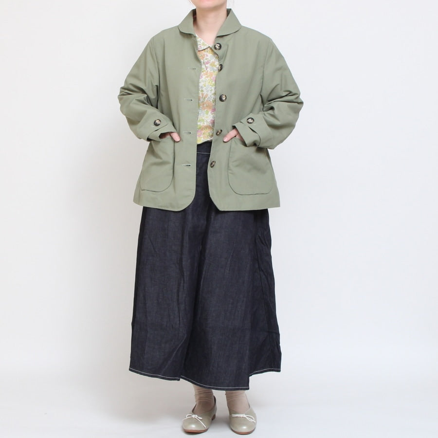 【30％OFF】【NAVYのみ 残り僅か】裏リバティショールカラージャケット(2502)