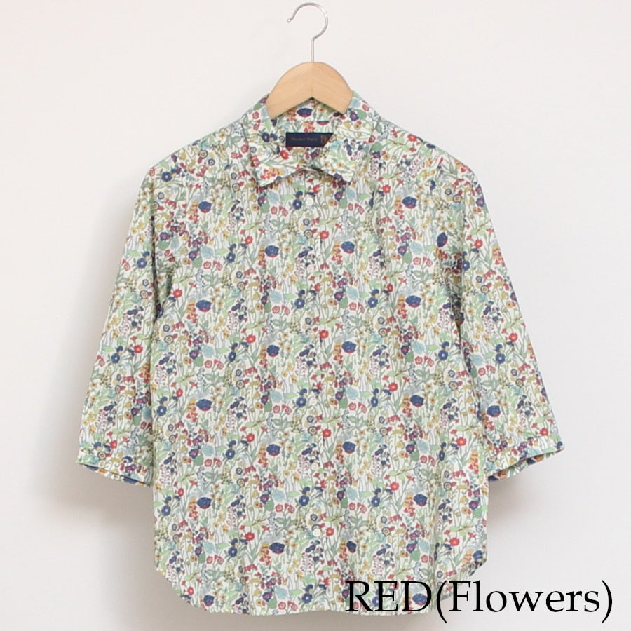 【20%OFF】【残り僅か】HOKKOH 7分袖レギュラーシャツ(2506)
