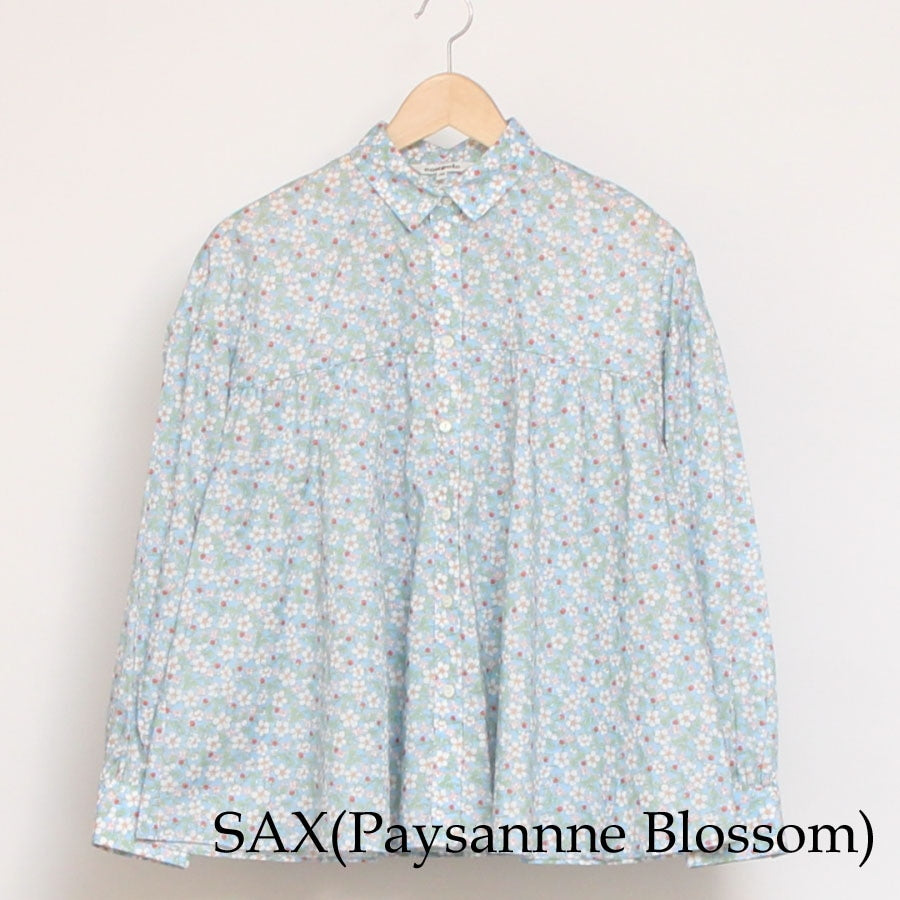 【SAXのみ ラスト1点】LIBERTY Aライン切替シャツ
