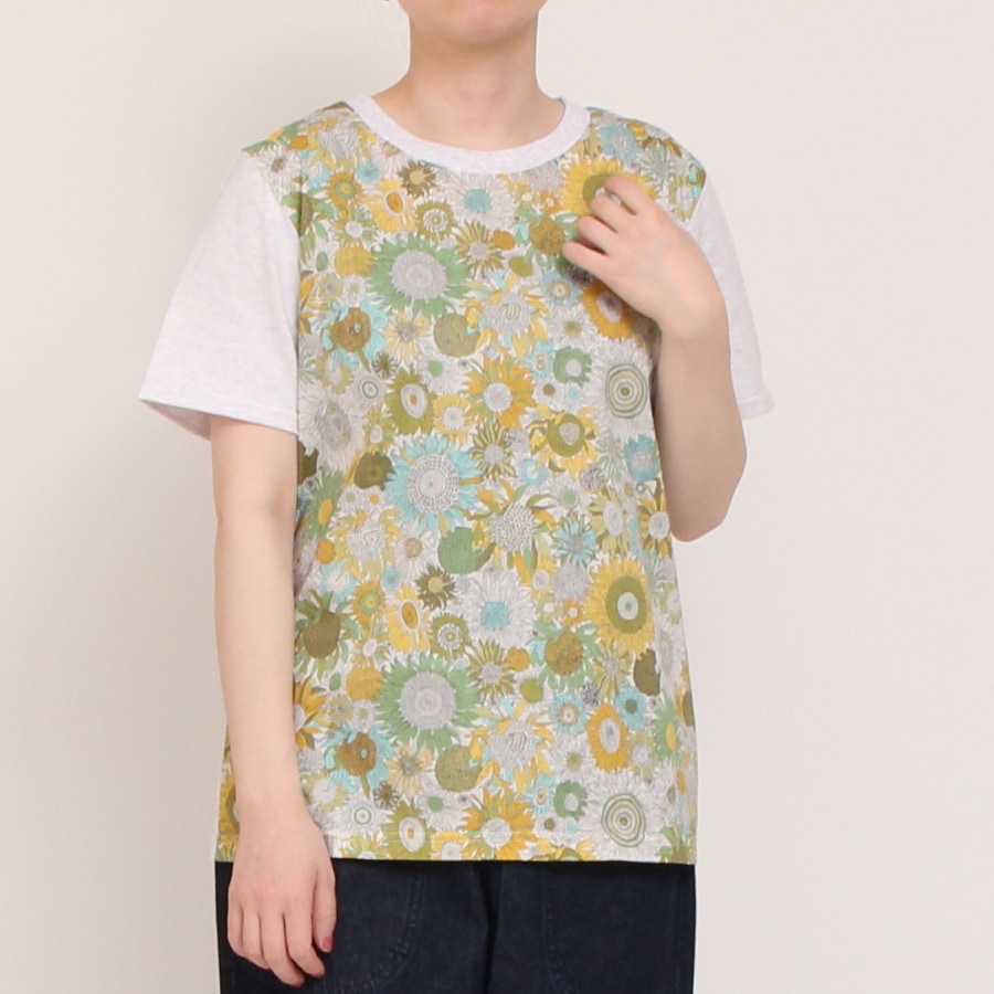 【WHITEラスト1点】LIBERTY MIX Tシャツ(2505)