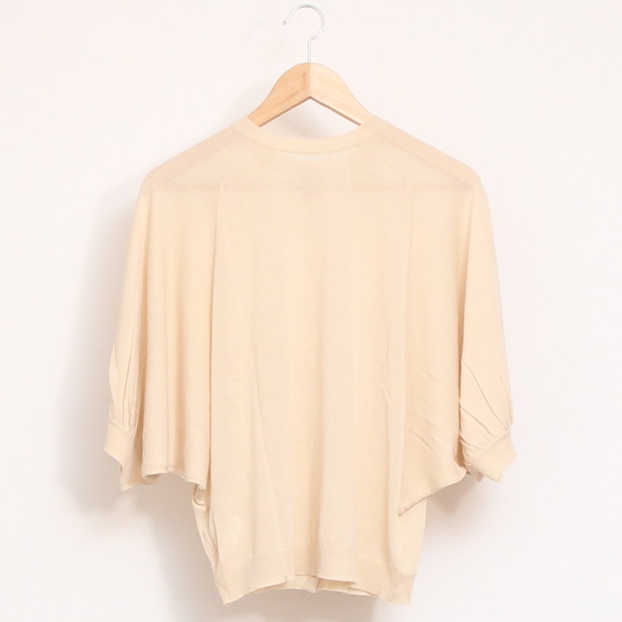 【40%OFF】【SAXラスト1点】mao made 前後2WAYドルマンカーディガン(2506)