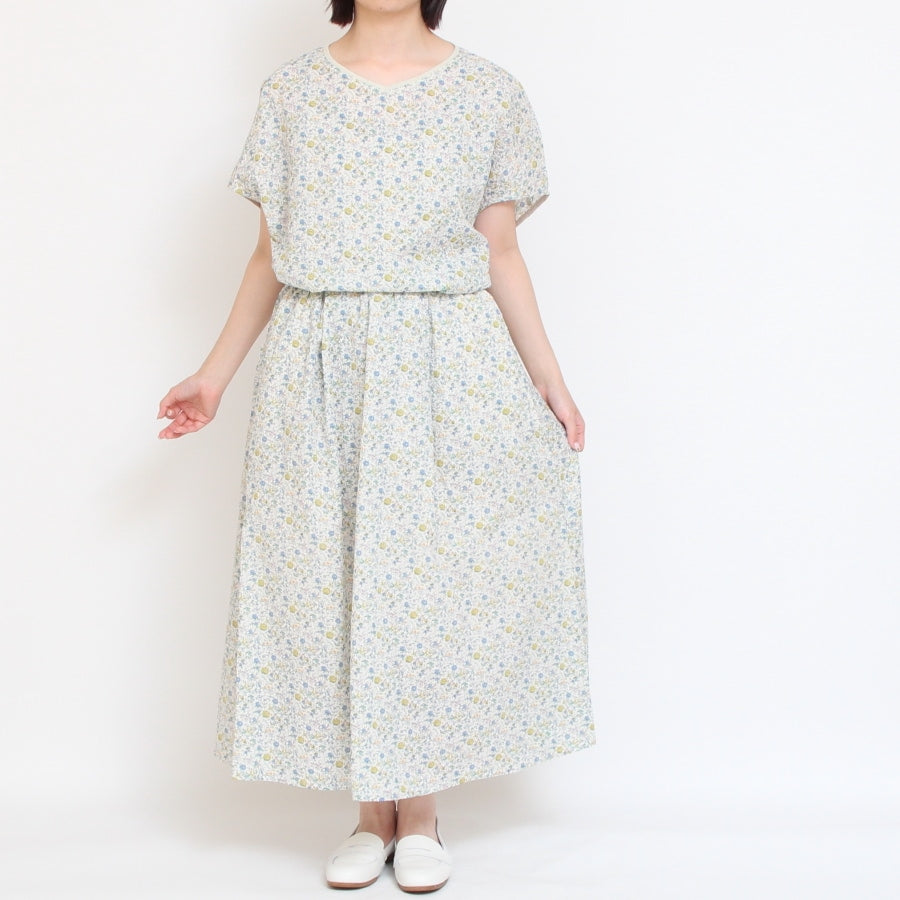 【20％OFF】【ラスト1点ずつ】NARU UNIリバティ フレアスカート