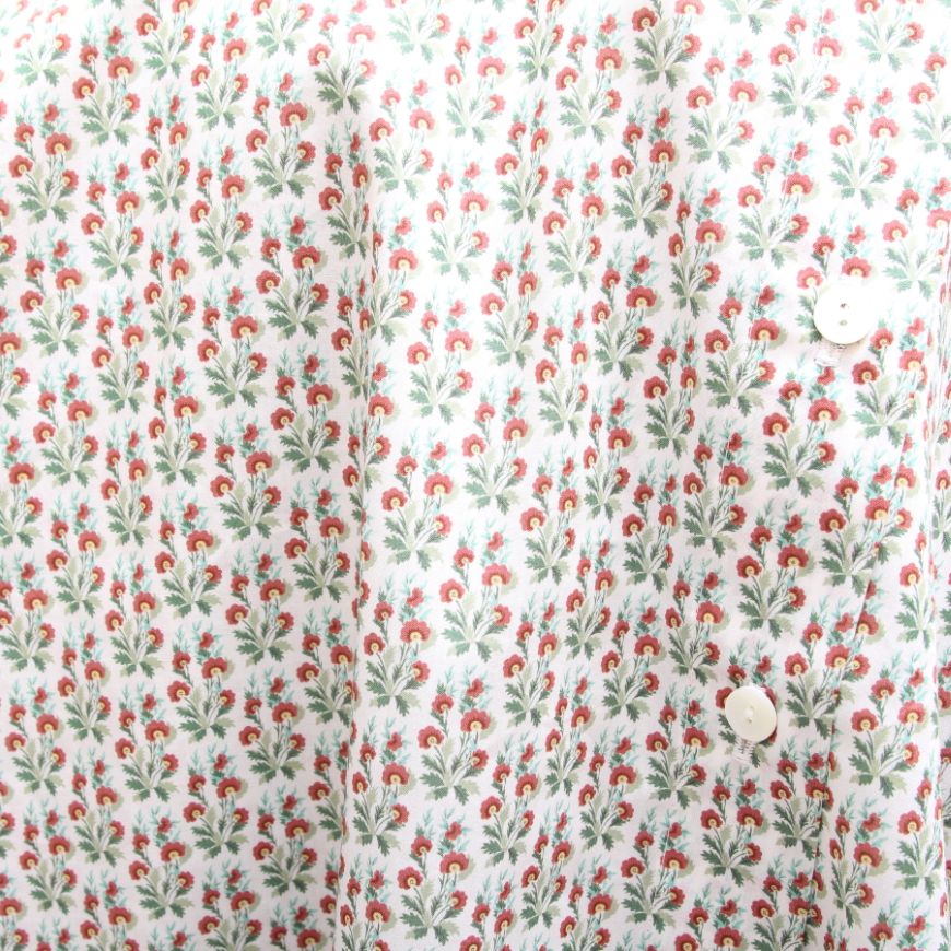 【30%OFF】【RED 残り僅か】リバティ前後差サイドスリットシャツ(2507)