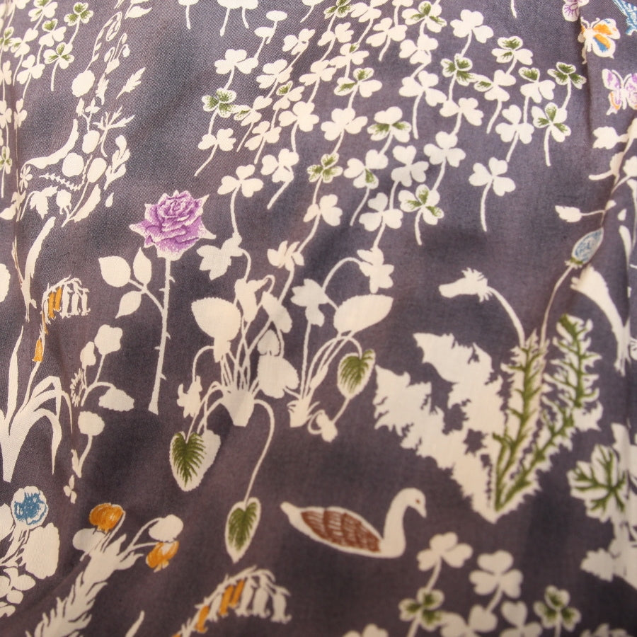 【20%OFF】【NAVYラスト1点】LIBERTY 2WAYシャーリングフレンチブラウス2507