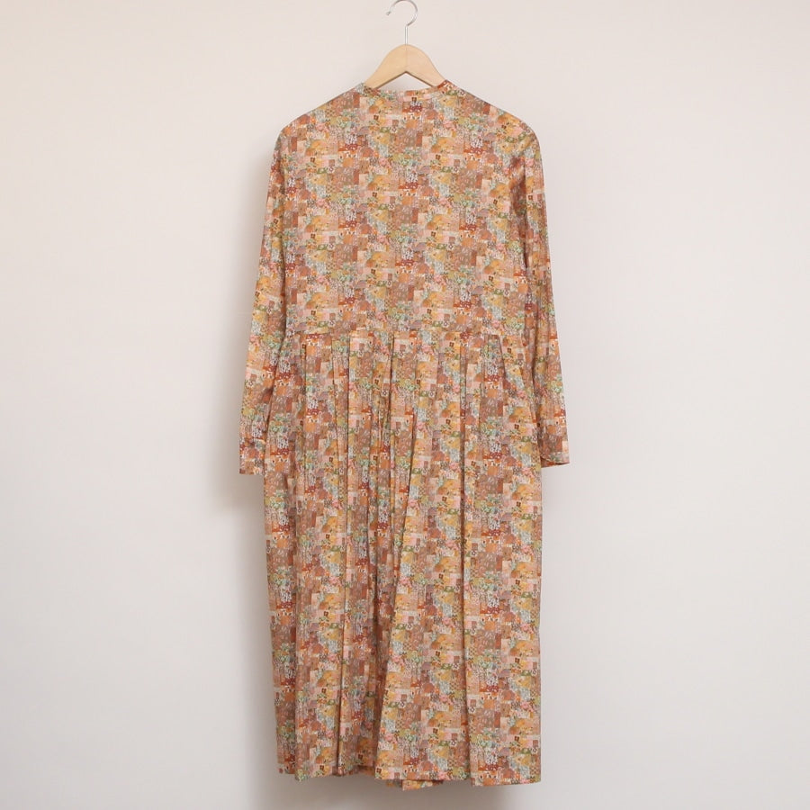 【30％OFF】【BLUEのみ 残り僅か】LIBERTY長袖パイピング使いワンピース(2502)