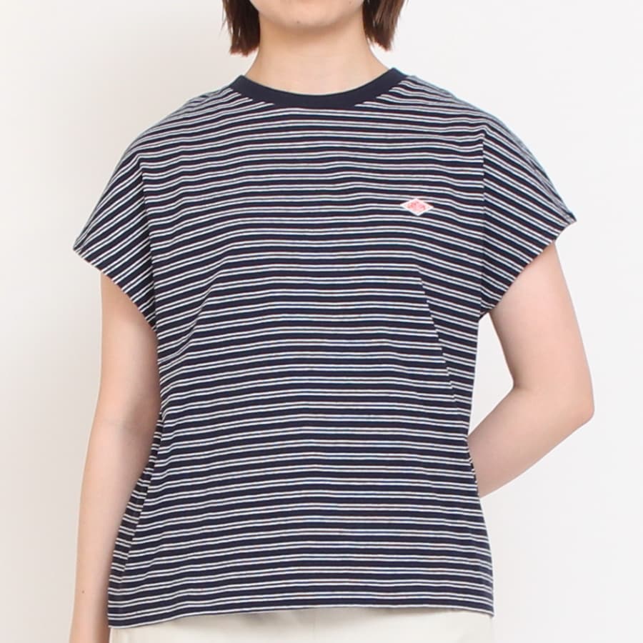 【残り僅か】DANTONボーダーフレンチスリーブTシャツ